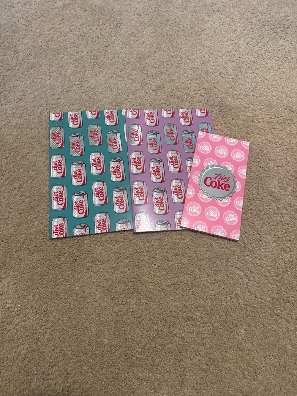 🎀Diet Coke  🎀  2 Journals & 1 Notebook- NEW VIRAL
